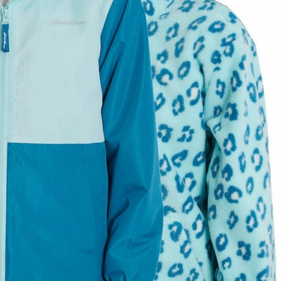 NWT Eddie Bauer Kids Teal 2-Piece Jacket in M-10/12 - Picture 5 of 8